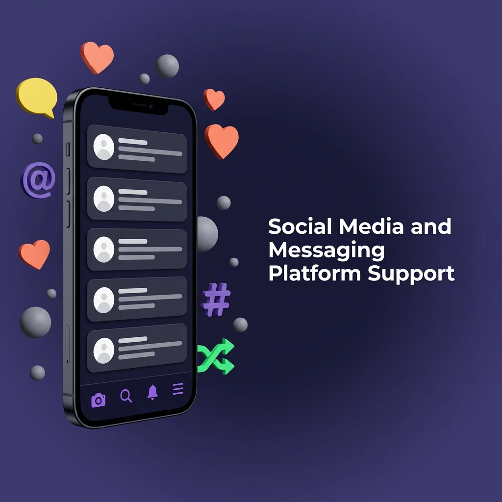 Roobet social media support channels including Telegram, Twitter, Instagram, and Facebook icons for customer service